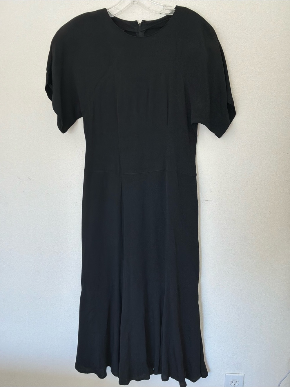 Carole Little Saint-Tropez West Vintage Black Midi Dress | Estimated Size Small